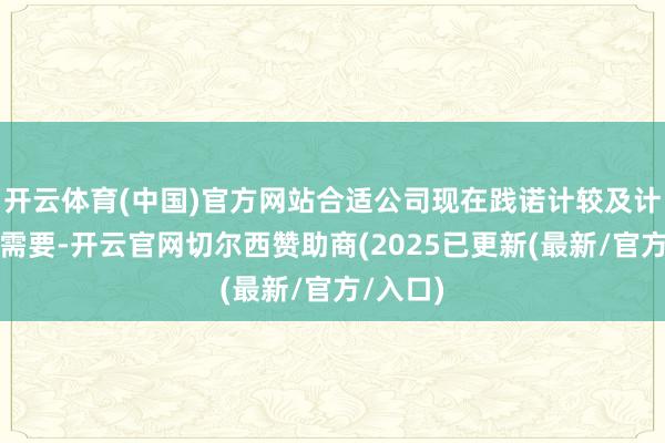 开云体育(中国)官方网站合适公司现在践诺计较及计谋发展需要-开云官网切尔西赞助商(2025已更新(最新/官方/入口)